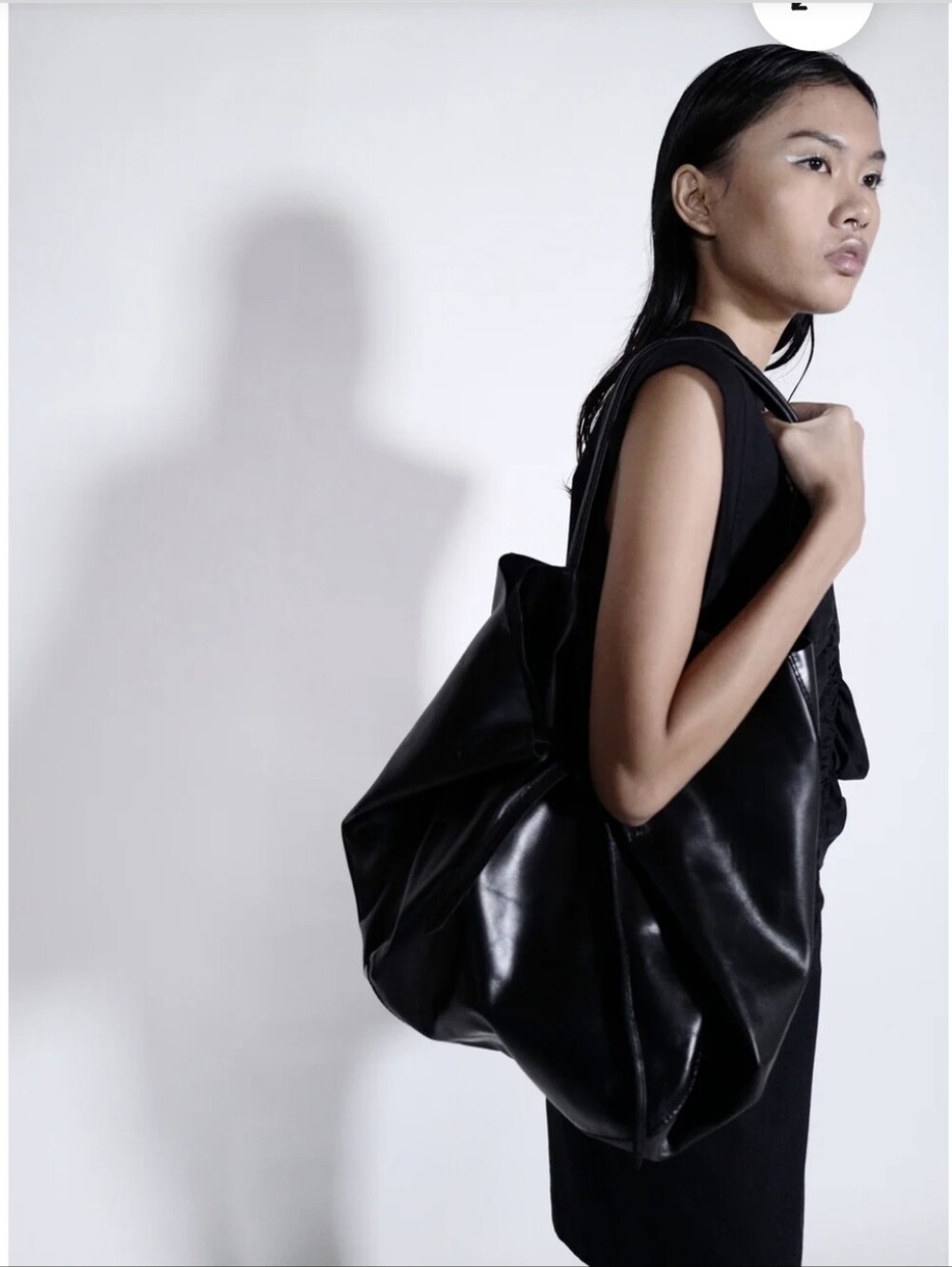 Vintage Century Large Leather Tote